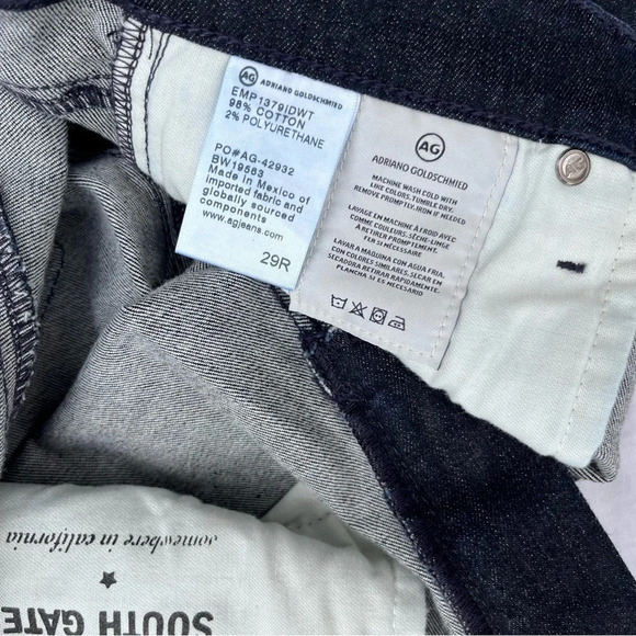 AG Adriano Goldschmied Farrah High Rise Skinny Dark Wash Size 29 - Picture 13 of 14